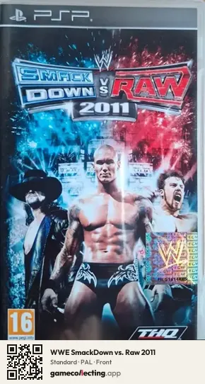 WWE SmackDown vs. Raw 2011 PlayStation Portable, PAL box front