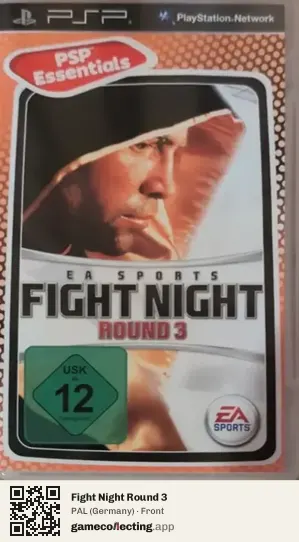 Fight Night Round 3 PlayStation Portable, Germany box front