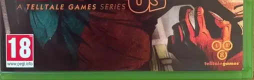 The Wolf Among Us, the PEGI square on its front