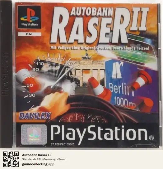 Autobahn Raser II PlayStation, Germany box front