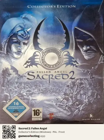 Sacred 2: Fallen Angel Computer, PAL box front