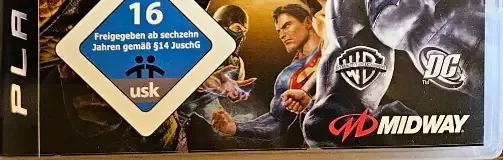 Mortal Kombat vs. DC Universe, the USK square on its front