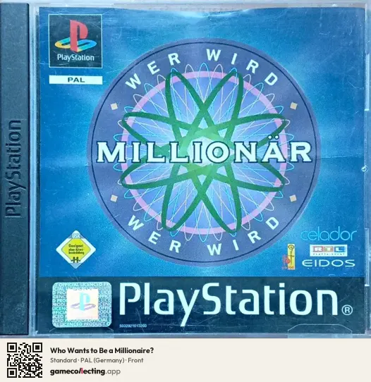 Who Wants to Be a Millionaire? PlayStation, Germany box front