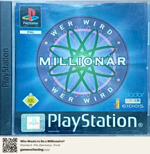 Who Wants to Be a Millionaire? PlayStation, Germany box front