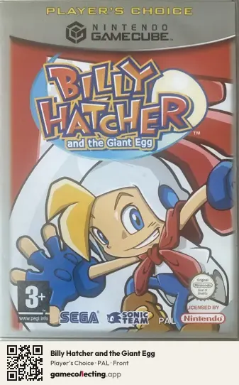 Billy Hatcher and the Giant Egg Nintendo GameCube, PAL box front