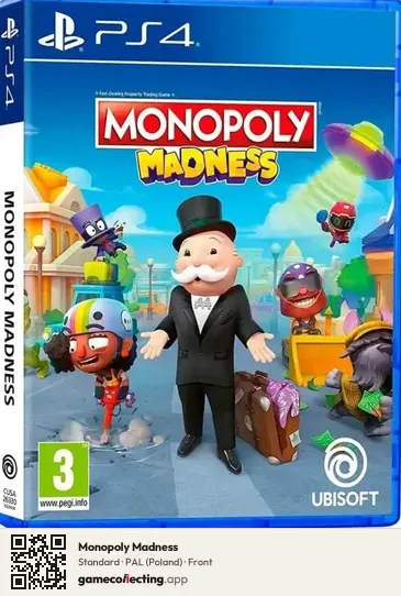 Monopoly Madness PlayStation 4, Poland box front