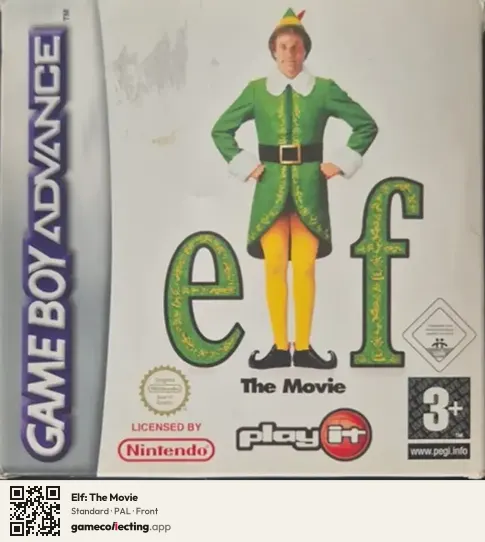 Elf: The Movie Game Boy Advance, PAL box front