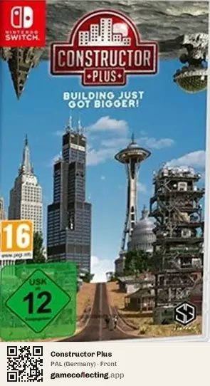 Constructor Plus Nintendo Switch, Germany box front