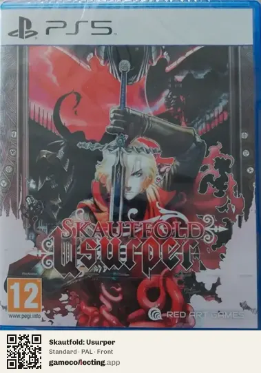 Skautfold: Usurper PlayStation 5, PAL box front