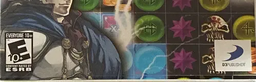 Puzzle Quest: Challenge of the Warlords, the ESRB box on its front