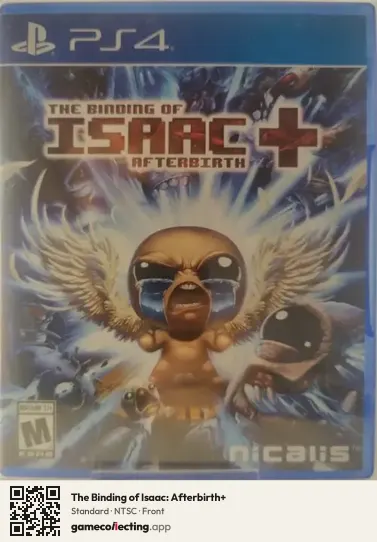 The Binding of Isaac: Afterbirth+ PlayStation 4, NTSC box front
