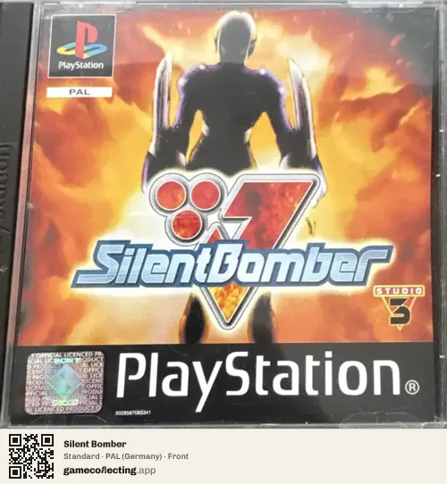 Silent Bomber PlayStation, Germany box front