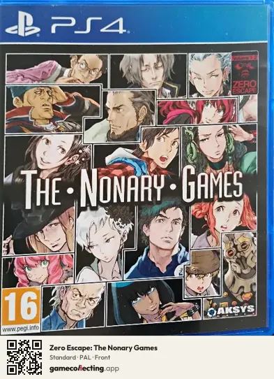 Zero Escape: The Nonary Games PlayStation 4, PAL box front
