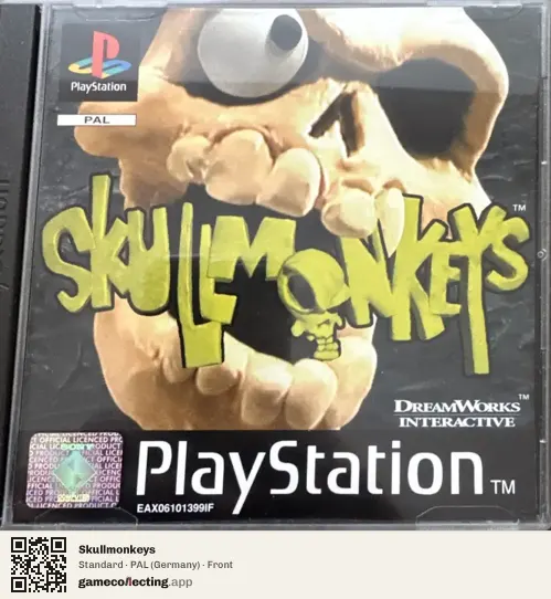 Skullmonkeys PlayStation, Germany box front