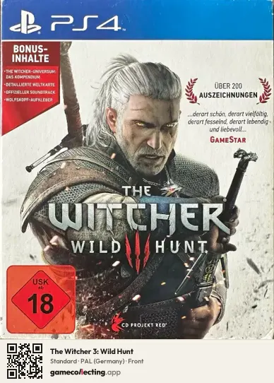 The Witcher 3: Wild Hunt PlayStation 4, Germany box front