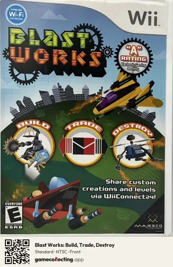 Blast Works: Build, Trade, Destroy Nintendo Wii, NTSC box front