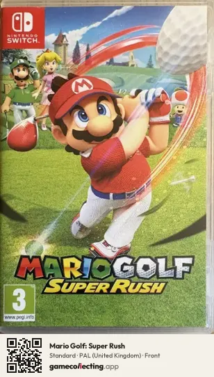 Mario Golf: Super Rush Nintendo Switch, United Kingdom box front