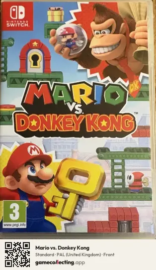 Mario vs. Donkey Kong Nintendo Switch, United Kingdom box front