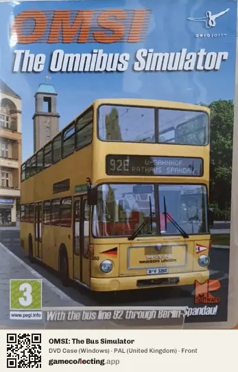 OMSI: The Bus Simulator Computer, United Kingdom box front