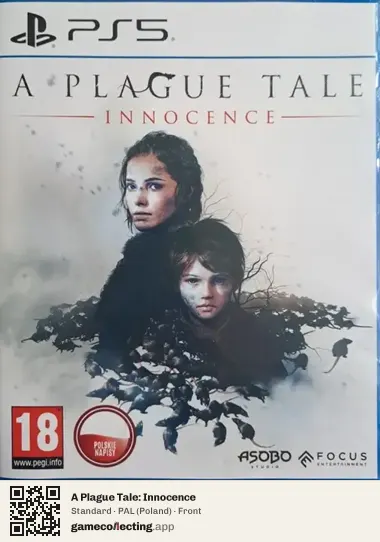 A Plague Tale: Innocence PlayStation 5, Poland box front