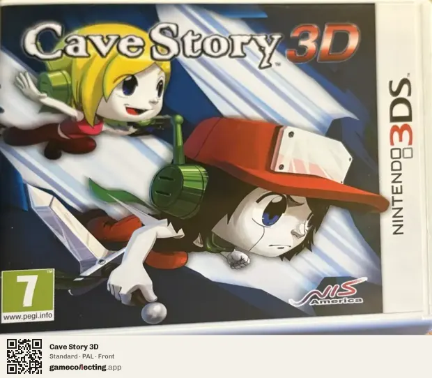 Cave Story 3D Nintendo 3DS, PAL box front