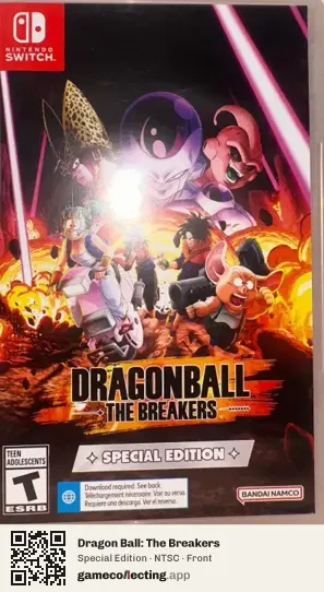 Dragon Ball: The Breakers Nintendo Switch, NTSC box front