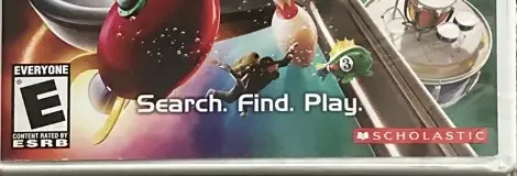 Ultimate I Spy, the ESRB box on its front