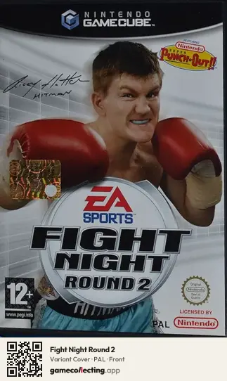 Fight Night Round 2 Nintendo GameCube, PAL box front