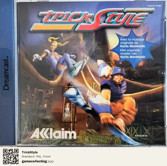 TrickStyle Sega Dreamcast, PAL box front