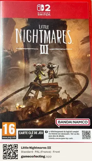 Little Nightmares III Nintendo Switch 2, France box front