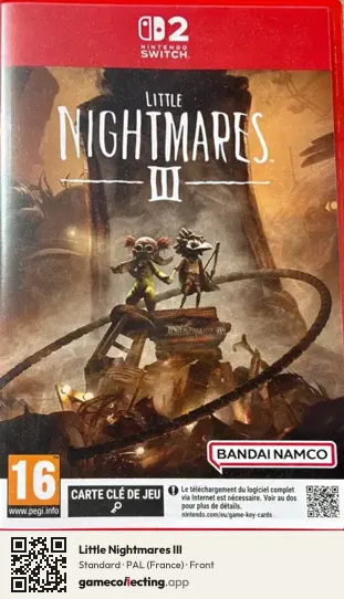 Little Nightmares III Nintendo Switch 2, France box front