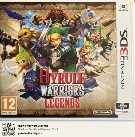 Hyrule Warriors Legends Nintendo 3DS, United Kingdom box front