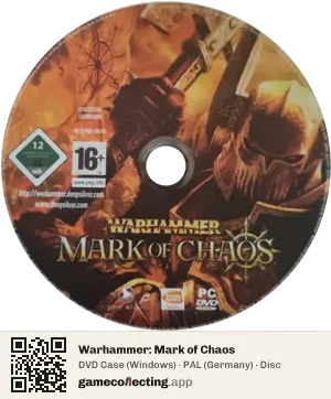 Warhammer: Mark of Chaos Computer, PAL disc