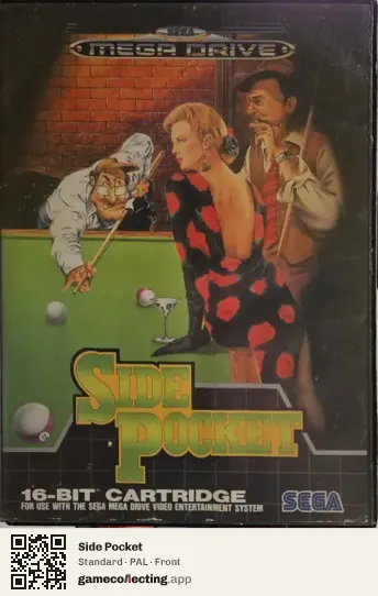 Side Pocket Sega Mega Drive / Genesis, PAL box front