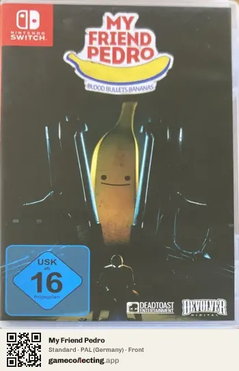 My Friend Pedro Nintendo Switch, Germany box front