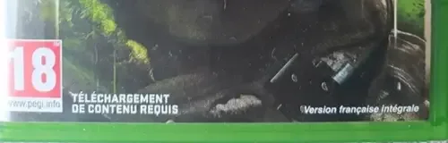 Call of Duty: Modern Warfare II, the PEGI square on its front