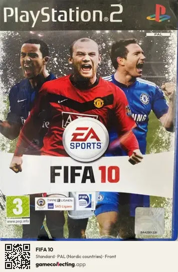 FIFA 10 PlayStation 2, Nordic countries box front