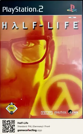 Half-Life PlayStation 2, Germany box front