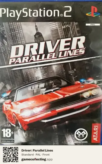 Driver: Parallel Lines PlayStation 2, PAL box front