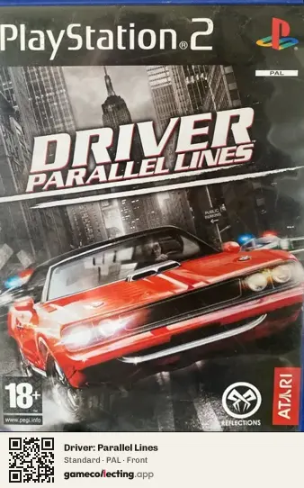 Driver: Parallel Lines PlayStation 2, PAL box front