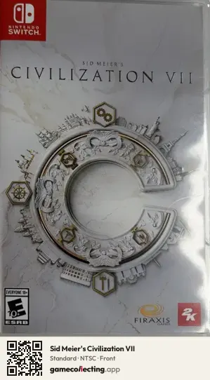 Sid Meier's Civilization VII Nintendo Switch, NTSC box front