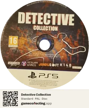 Detective Collection PlayStation 5, PAL disc