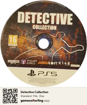 Detective Collection PlayStation 5, PAL disc