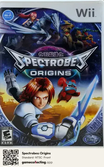 Spectrobes: Origins Nintendo Wii, NTSC box front