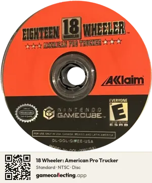 18 Wheeler: American Pro Trucker Nintendo GameCube, NTSC disc