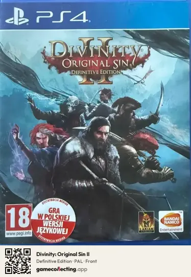 Divinity: Original Sin II PlayStation 4, PAL box front