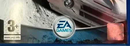 Burnout 3: Takedown, the PEGI square on its front