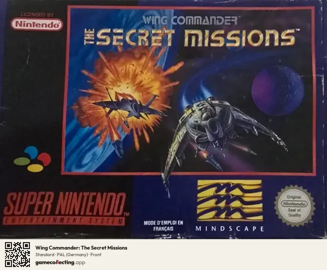 Wing Commander: The Secret Missions Super Nintendo Entertainment System, Germany box front