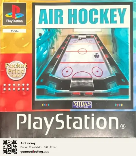 Air Hockey PlayStation, PAL box front