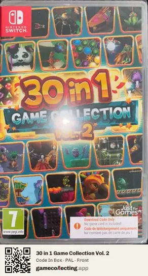 30 in 1 Game Collection Vol. 2 Nintendo Switch, PAL box front